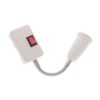 30CM AC 110-220V 6A E27 Bulb Holder Flexible Extension Converter Switch Adapter Socket (EU plug) - Image 3