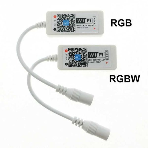 Smart Phone Control Music and Timer Mode Home Mini WIFI LED RGB Controller, type: RGBW Controller - Image 2