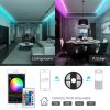 2 Ways Output LED Strip APP Smart Wifi LED RGB Controller with IR 24Keys Remote Control, 5-24V - Image 7