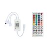 WiFi Smart 4 Pin RGB LED Strip Light Controller APP Remote Voice Control Works with Alexa Echo, 5-24V, type: WiFi 40-keys Controller