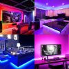 WiFi Smart 4 Pin RGB LED Strip Light Controller APP Remote Voice Control Works with Alexa Echo, 5-24V, type: WiFi 40-keys Controller - Image 7