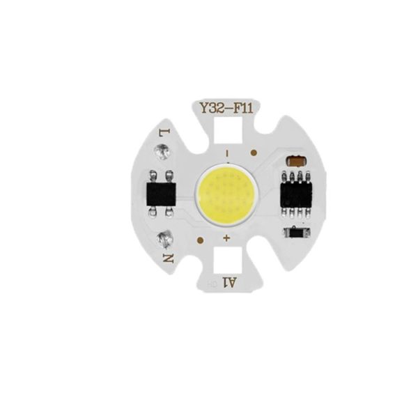 5 PCS COB LED Light Chip AC 220V LED Bulb Light Intelligent IC Driver Bulb Light DIY Spotlight Downlight Chip Outdoor Flood Light (10W (Cold White)) - Image 4