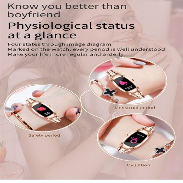 H8 Pro 1.08 inch Color Screen Smart Wristband, IP67 Waterproof, Support Heart Rate Monitoring / Blood Pressure Monitoring / Blood Oxygen Monitoring / Sleep Monitoring / Predict Menstrual Cycle Intelligently (Silver) - Image 13