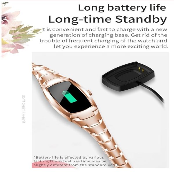 H8 Pro 1.08 inch Color Screen Smart Wristband, IP67 Waterproof, Support Heart Rate Monitoring / Blood Pressure Monitoring / Blood Oxygen Monitoring / Sleep Monitoring / Predict Menstrual Cycle Intelligently (Silver) - Image 9