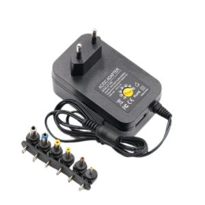 3V 4.5V 5V 6V 7.5V 9V 12V 2A 2.5A AC DC Adapter Adjustable Power Adapter Universal Charger Power Supply 30W (EU Plug)