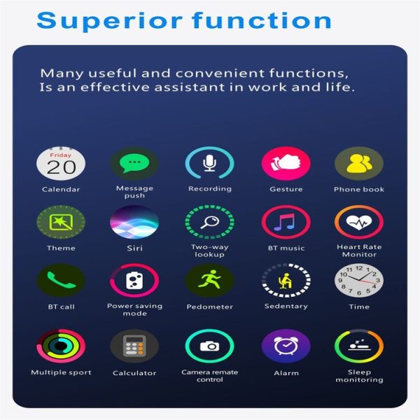 Q520 1.54 inch Color Screen Smart Watch, Life Waterproof, Steel Watchband, Support Bluetooth Call / Heart Rate Monitoring / Blood Pressure Monitoring / Blood Oxygen Monitoring / Sleep Monitoring (Pink) - Image 14