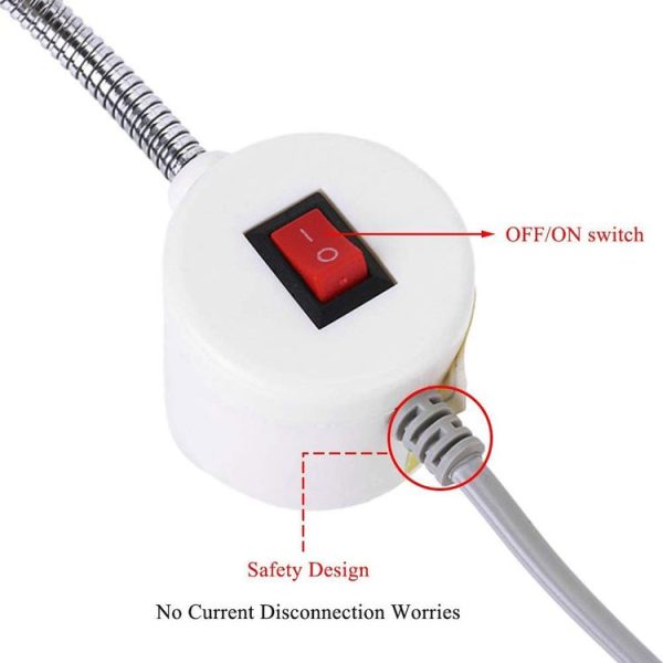 5W 30 LEDs Industrial Lighting Work Light Sewing Machine Light Household Sewing Machine Accessories, AC 220V, EU Plug - Image 4