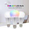 FUT012 E27 9W RGB + CCT LED Bulb Light 100V-240V Full Color Remote Control Smart Bulb WiFi 2.4G Wireless - Image 2