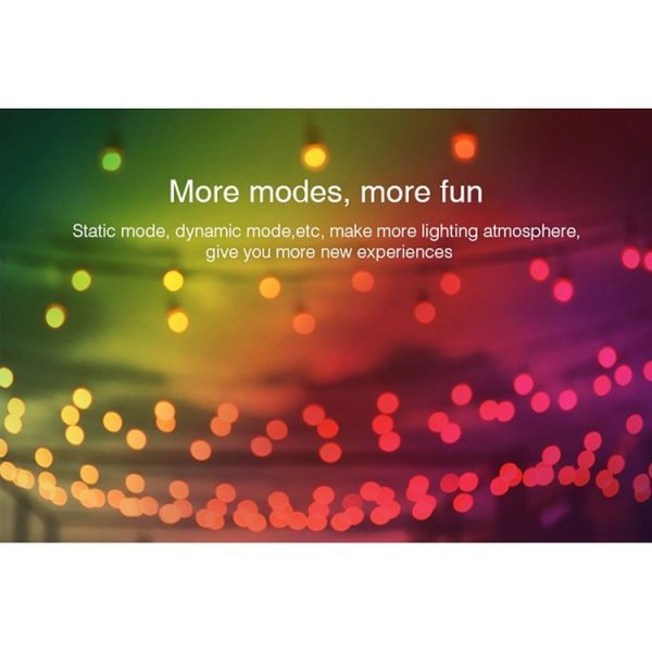 FUT012 E27 9W RGB + CCT LED Bulb Light 100V-240V Full Color Remote Control Smart Bulb WiFi 2.4G Wireless - Image 6