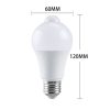 LED Light Waterproof Motion Sensor Infrared Sensor E27 LED Sensor Bulb White Light - Image 2