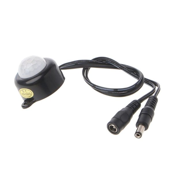 DC 5-24V / 5A With Plug for LED Light Bar Human Body Infrared PIR Motion Sensor Switch (Black) - Image 3