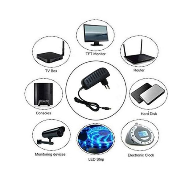 100-240V AC to DC IC Power Charger Adapter 5V 9V 12V 24V 1A, Plug Type: IC EU 5V1A - Image 5