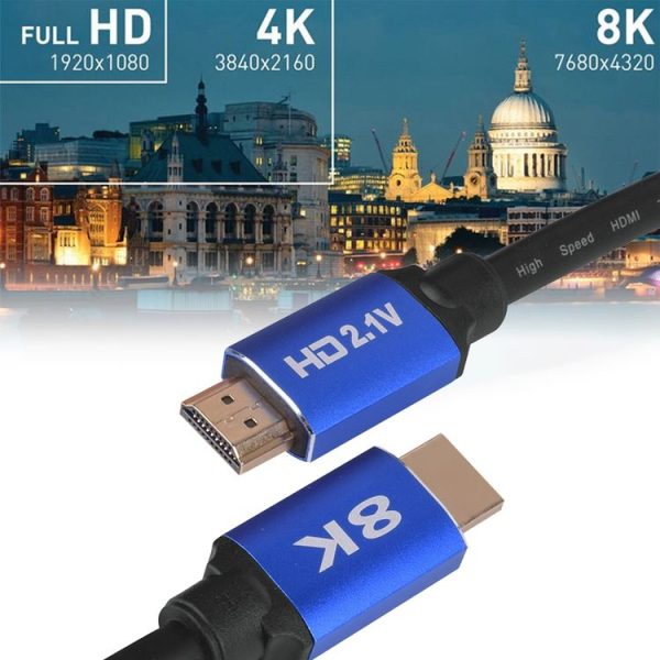 HD08 8K Ultra Clear HDMI 2.1 TV Computer Projection Set-top Box HDMI Cable, Cable Length: 3m - Image 6