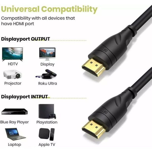 HD09 8K Ultra Clear HDMI 2.1 TV Computer Projection Set-top Box HDMI Cable, Cable Length: 2m - Image 3