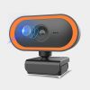 C11 2K Picture Quality HD Without Distortion 360 Degrees Rotate Built-in Microphone Sound Clear Webcams with Tripod (Orange) - Image 2