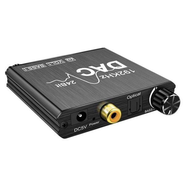 Digital To Analog Audio Converter Stereo Extractor DAC Amplifier Optical SPDIF 192Khz 24Bit - Image 3