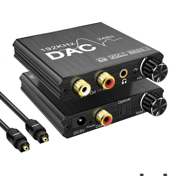 Digital To Analog Audio Converter Stereo Extractor DAC Amplifier Optical SPDIF 192Khz 24Bit - Image 5