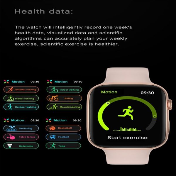 FK99 Plus 1.75 inch Color Screen IPX7 Waterproof Smart Watch, Support Bluetooth Call / Heart Rate / Blood Pressure / Sleep Monitoring (Red) - Image 4