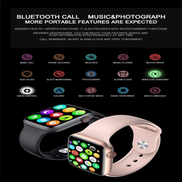 FK99 Plus 1.75 inch Color Screen IPX7 Waterproof Smart Watch, Support Bluetooth Call / Heart Rate / Blood Pressure / Sleep Monitoring (Red) - Image 6