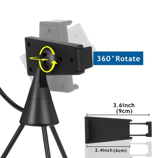 NS-08 Makeup Live Selfie Fill Ring Light Photography LED Dimmable Ring Lamp with Phone Tripod Stand Holder - Image 4