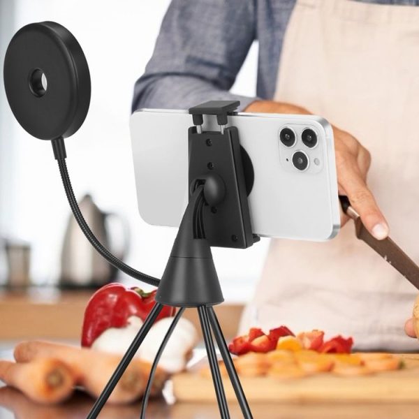 NS-08 Makeup Live Selfie Fill Ring Light Photography LED Dimmable Ring Lamp with Phone Tripod Stand Holder - Image 6