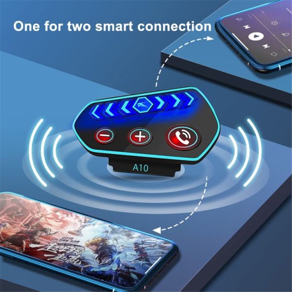 A10 Motorcycle Helmet Bluetooth 5.0 Wireless Waterproof Earphone - Image 3