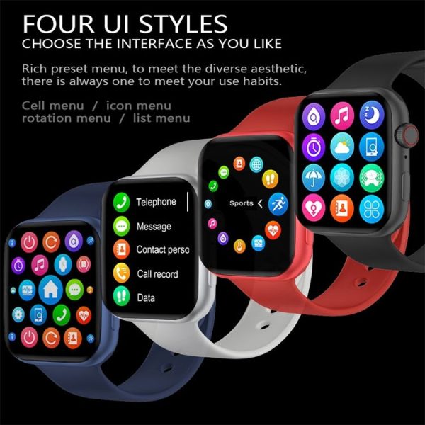 DW98 1.8inch Color Screen Smart Watch IP67 Waterproof, Support Bluetooth Call / Heart Rate Monitoring / Blood Pressure Monitoring / Sleep Monitoring (Blue) - Image 4