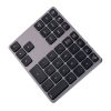 308BT Aluminum Alloy 35 Keys Bluetooth Wireless Numeric Keypad Digital Keyboard - Image 2