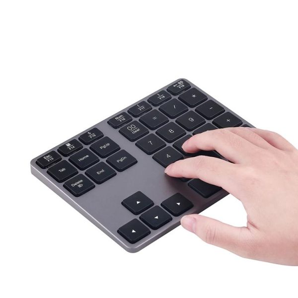 308BT Aluminum Alloy 35 Keys Bluetooth Wireless Numeric Keypad Digital Keyboard - Image 3