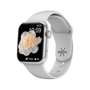 DT100pro 1.75 inch Color Screen Smart Watch IP68 Waterproof, Support Bluetooth Call / Heart Rate Monitoring / Sleep Monitoring / Blood Oxygen Monitoring / ECG Monitoring (Silver)