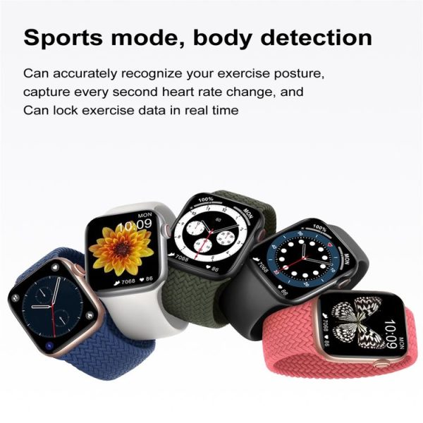 DT100pro 1.75 inch Color Screen Smart Watch IP68 Waterproof, Support Bluetooth Call / Heart Rate Monitoring / Sleep Monitoring / Blood Oxygen Monitoring / ECG Monitoring (Silver) - Image 4