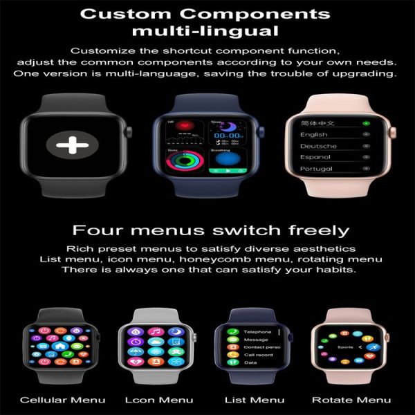 DT100pro 1.75 inch Color Screen Smart Watch IP68 Waterproof, Support Bluetooth Call / Heart Rate Monitoring / Sleep Monitoring / Blood Oxygen Monitoring / ECG Monitoring (Silver) - Image 5
