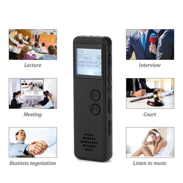 SK-299 Large-Capacity Memory MP3 Voice Recorder MP3 Player Voice Recording For Meeting Class Electronics Supplies - Image 4