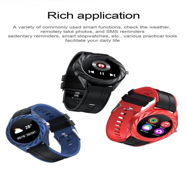 DT10 1.54inch Color Screen Smart Watch IP67 Waterproof, Support Bluetooth Call / Heart Rate Monitoring / Blood Pressure Monitoring / Blood Oxygen Monitoring / Sleep Monitoring (Black) - Image 6
