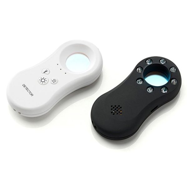 Hotel Anti-Spy Monitoring Detector Portable Monitor Camera Alarm Flashlight Anti-theft Home Infrared Detector (White) - Image 2