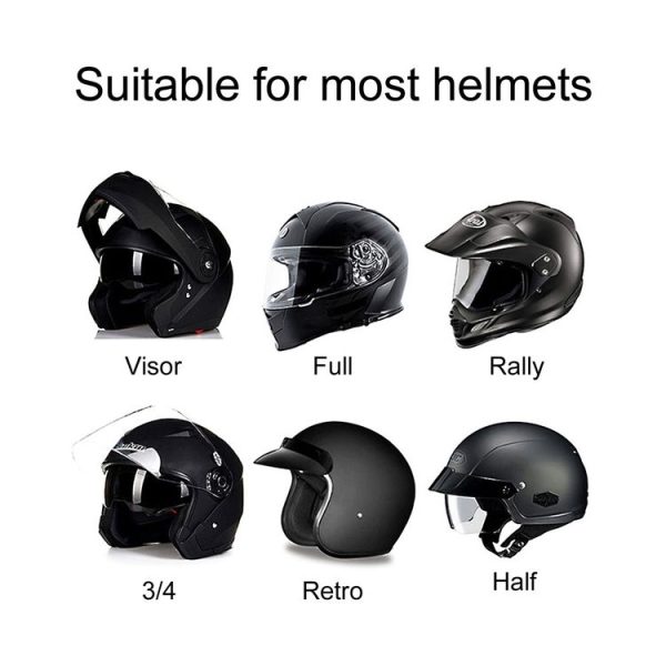T4 Motorcycle Helmet Bluetooth Headsets BT 5.0 Stereo Automatically Connect to Support SIRI - Image 4