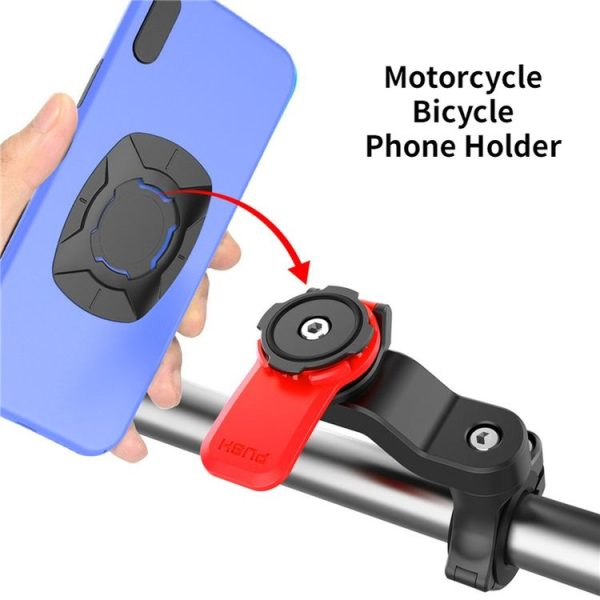 HL-143A Mountain Bike Bicycle Motorcycle Adjustable Handlebar Navigation Phone Holder Mount - Image 2