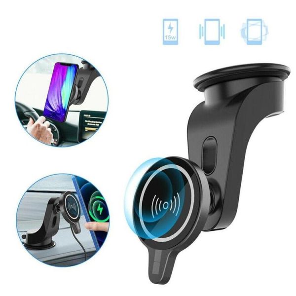 WH-10D Magnetic Wireless Car Phone Charger 15w Phone Magnetic Holder - Image 2