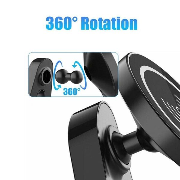 WH-10D Magnetic Wireless Car Phone Charger 15w Phone Magnetic Holder - Image 3