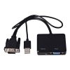 VGA to HDMI Adapter VGA Splitter with 3.5mm Audio Converter - Image 2