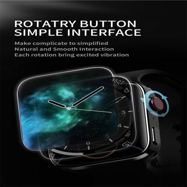 D7 Pro Max 1.77 inch Waterproof Smart Watch, NFC, GPS Position / Bluetooth Call / Heart Rate / Blood Pressure / Blood Oxygen Sleep Monitoring (Black) - Image 7