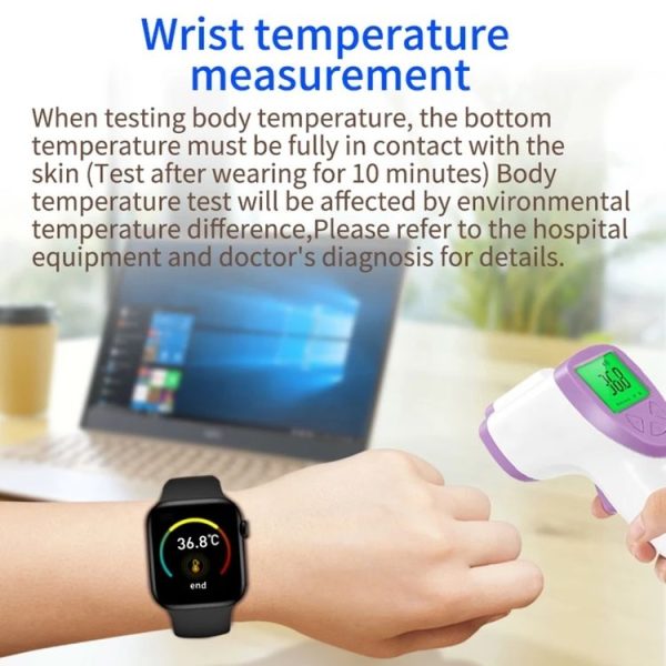 X8 Max 1.75 inch Color Screen Smart Watch, IP67 Waterproof, Support Temperature Monitoring / Bluetooth Call / Heart Rate Monitoring / Blood Pressure Monitoring / Blood Oxygen Monitoring / Sleep Monitoring (White) - Image 5
