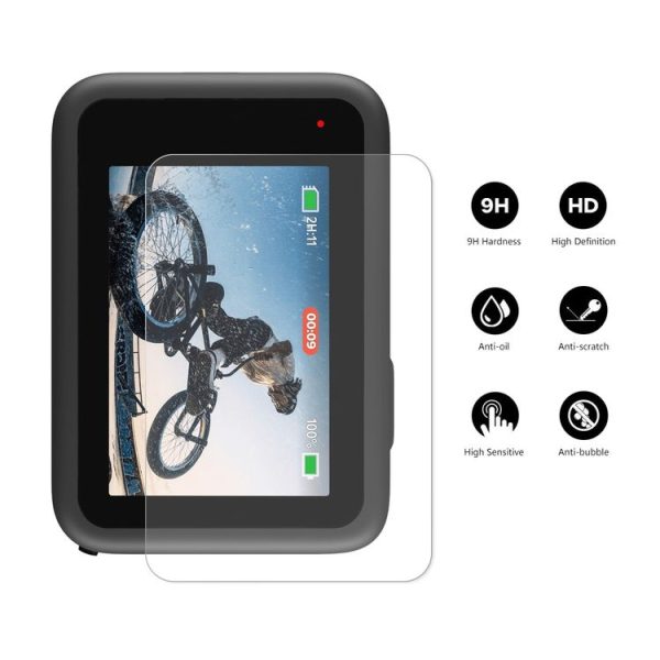 2 PCS ENKAY Hat-Prince 3 in 1 Front + Back 0.2mm Tempered Glass Screen Protector Camera Film For GoPro HERO 10 Black - Image 3