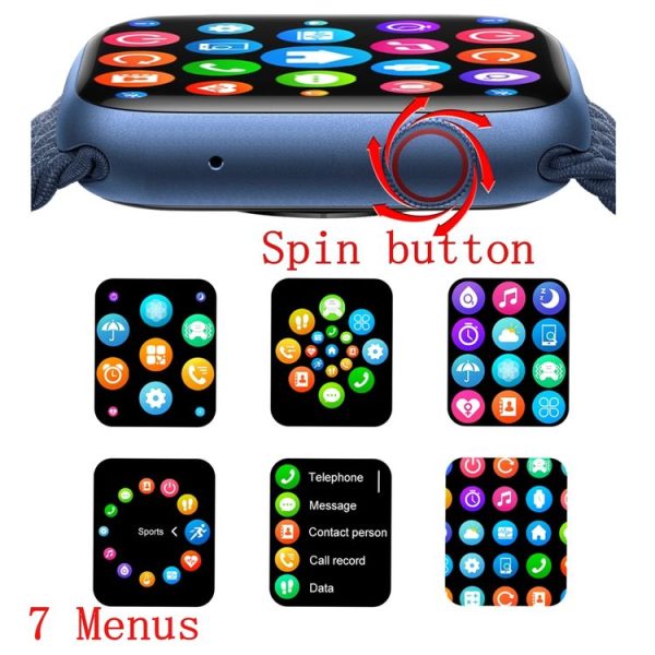 DT7 1.8 inch Color Screen Smart Watch, IP68 Waterproof, Support Bluetooth Call / Heart Rate Monitoring / Blood Pressure Monitoring / Sleep Monitoring / Predict Menstrual Cycle Intelligently (Pink) - Image 7