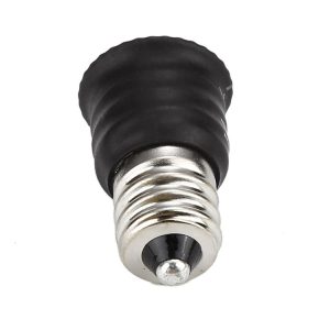 10 PCS E12 To E14 Socket Changer LED Light Lamp Adapter Black (10 piece)