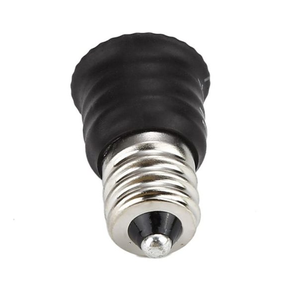 10 PCS E12 To E14 Socket Changer LED Light Lamp Adapter Black (10 piece)