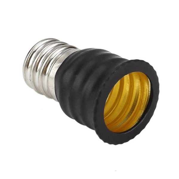 10 PCS E12 To E14 Socket Changer LED Light Lamp Adapter Black (10 piece) - Image 4