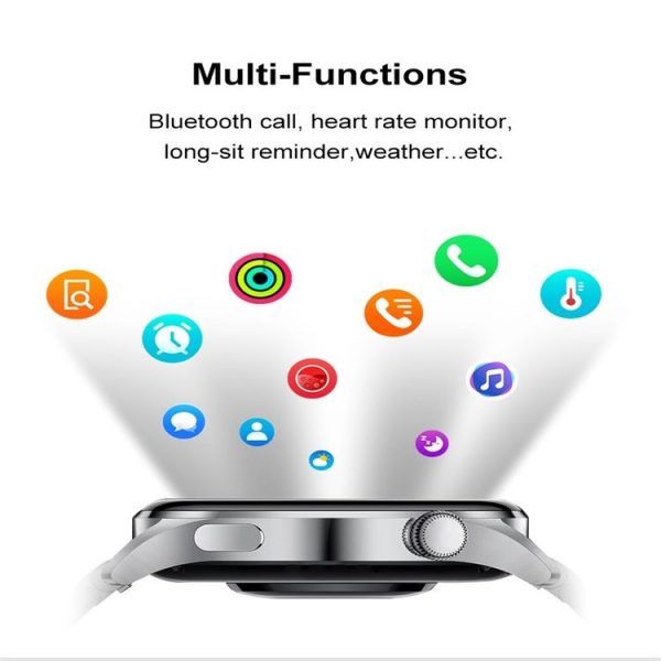 D3pro 1.32 inch Color Screen Smart Watch, IP67 Waterproof, Silicone Watchband, Support Bluetooth Call / Heart Rate Monitoring / Blood Pressure Monitoring / Blood Oxygen Monitoring / Sleep Monitoring (Black) - Image 8