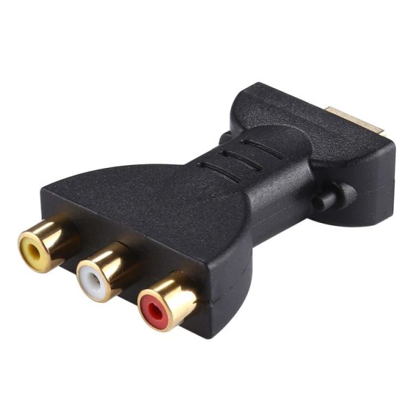Gold-plated HDMI Male to 3 RCA Video Audio Adapter AV Component Converter for DVD Projector - Image 3