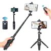 Yunteng YT-9928 3 in 1 Handheld Tripod, Monopod Selfie Stick, Bluetooth Remote Shutter for All Smartphones - Image 2